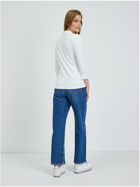 Orsay Krem majica s rukavima tričetvrt dužine ORSAY