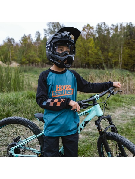 Horsefeathers Dječji biciklistički dres Spike petrolejska HORSEFEATHERS