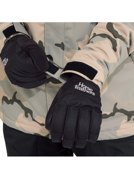 Horsefeathers Snyder rukavice Horsefeathers - crne