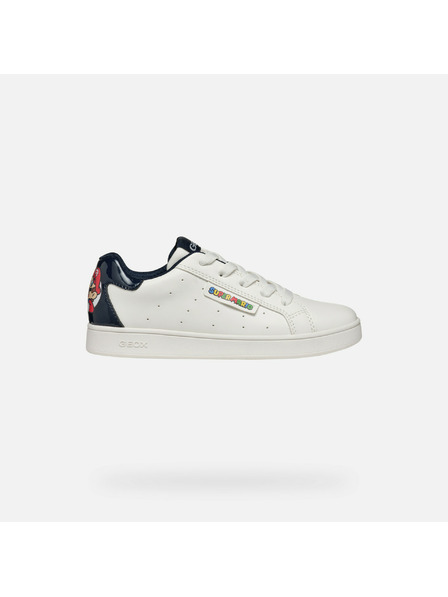 Geox Bijele dječačke tenisice Geox Eclyper Boy