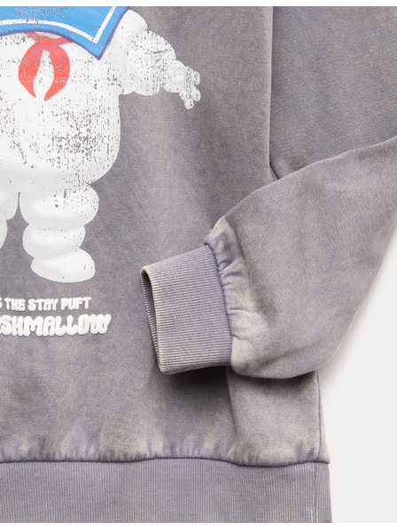 Marks & Spencer Hoodie s motivom Ghostbuster (6-16 godina) Marks & Spencer siva