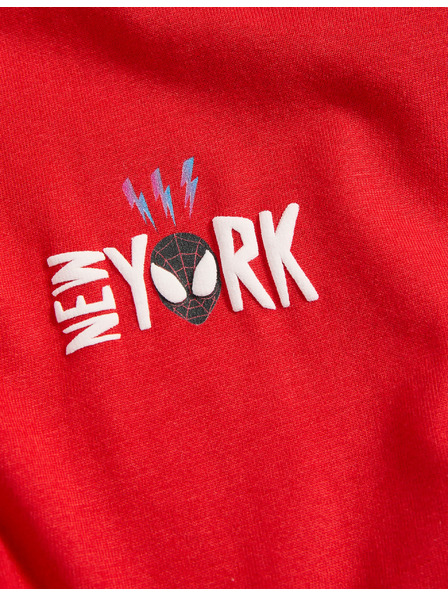 Marks & Spencer Majica od čistog pamuka s printom Spider-Man™ (2–8 godina) Marks & Spencer crvena