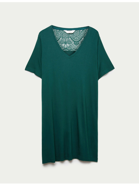 Marks & Spencer Pidžama košulja s čipkom Marks & Spencer zelena