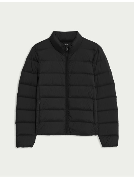 Marks & Spencer Prošivena sklopiva jakna s paperjem i puhom Marks & Spencer crna