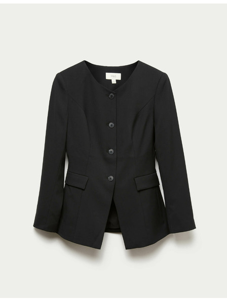 Marks & Spencer Jakna bez ovratnika Marks & Spencer crna