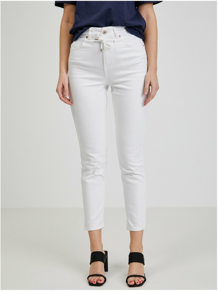 Orsay Bijele ženske traperice slouchy kroja ORSAY