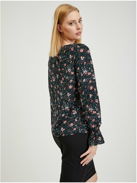 Orsay Crna ženska bluza cvjetnog uzorka ORSAY