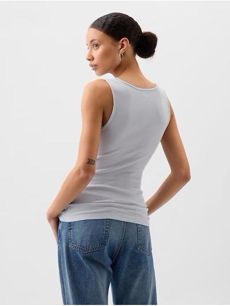 GAP Majica bez rukava s metalnim logom GAP