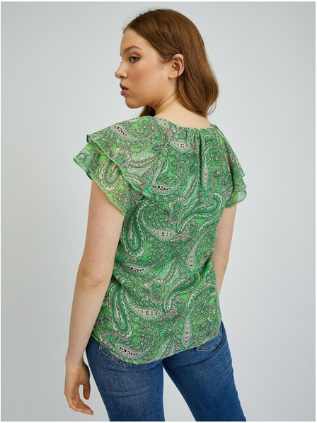 Orsay Zelena ženska bluza s uzorkom ORSAY