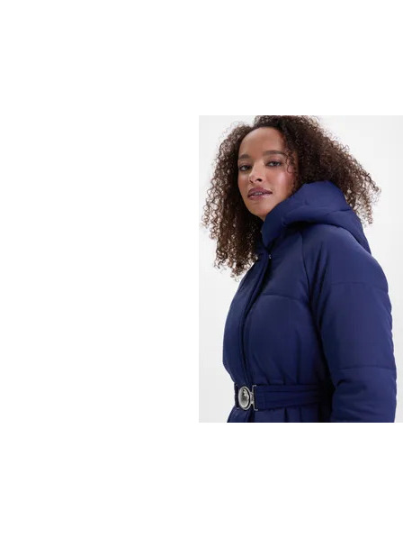 Orsay Tamnoplavi ženski prošiveni kaput ORSAY