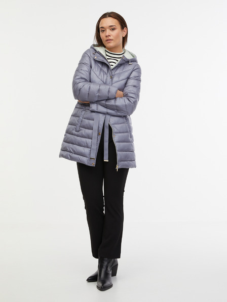 Orsay Sivi ženski zimski prošiveni kaput ORSAY