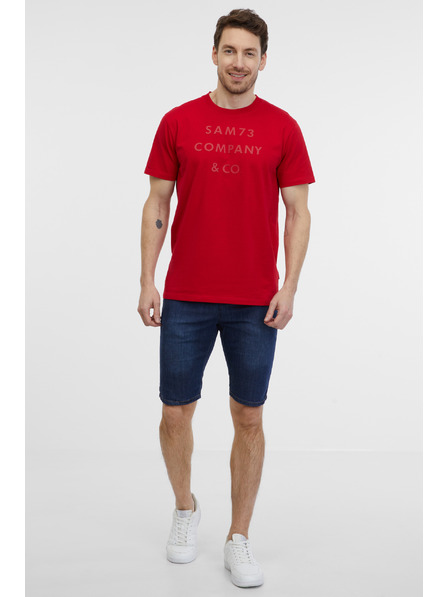 Sam 73 Crvena muška majica SAM 73 Milhouse