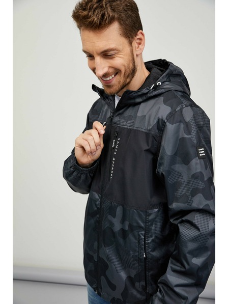 Sam 73 Crno-siva muška vojna jakna SAM73 Lachlan