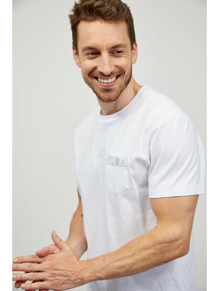 Sam 73 Bijela muška majica SAM 73 Quarip