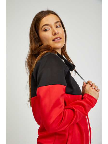 Sam 73 Crno-crvena ženska majica s patentnim zatvaračem SAM73 Octans