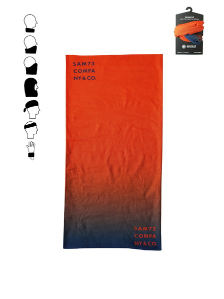 Sam 73 Narančasti multifunkcionalni šal SAM 73