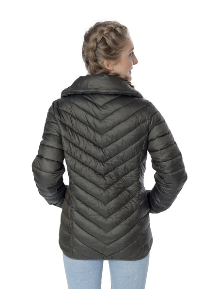 Sam 73 Tamnozelena ženska prošivena zimska jakna SAM 73