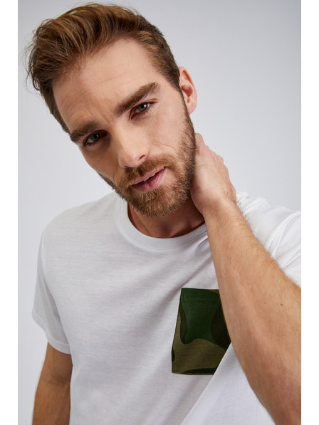 Sam 73 Bijela muška majica SAM 73 Sean