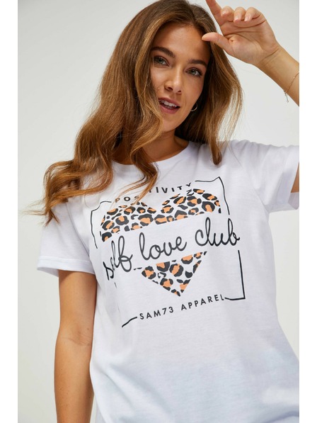 Sam 73 Bijela ženska majica kratkih rukava SAM 73 Inathi