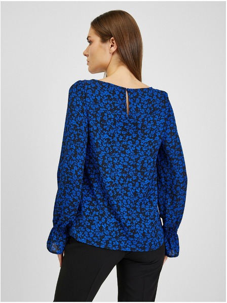 Orsay Crno-plava ženska cvjetna bluza ORSAY