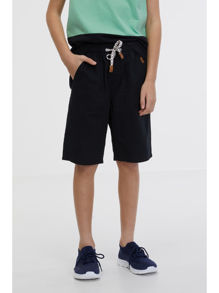 Sam 73 Crne dječačke kratke hlače SAM 73 Falko