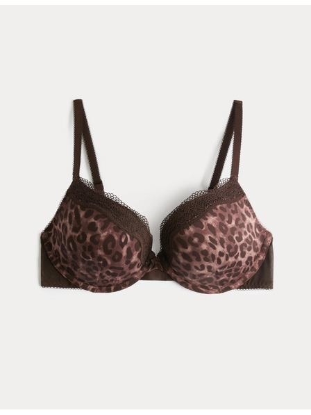 Marks & Spencer Čipkasti push-up dekoltni grudnjak Jasmine sa žicama, (vel. A–E) Marks & Spencer smeđa