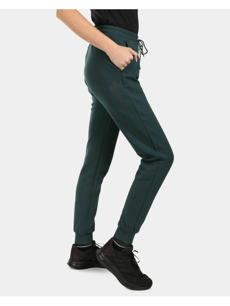 Kilpi Ženska sportska pamučna trenirka Kilpi MATTY-W tamno zelena