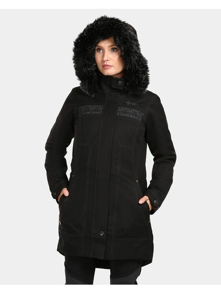 Kilpi Ženski zimski kaput Kilpi PERU-W Black