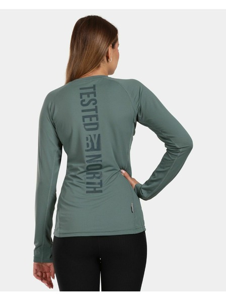 Kilpi Ženska funkcionalna majica dugih rukava Kilpi SPOLETO-W kaki boje