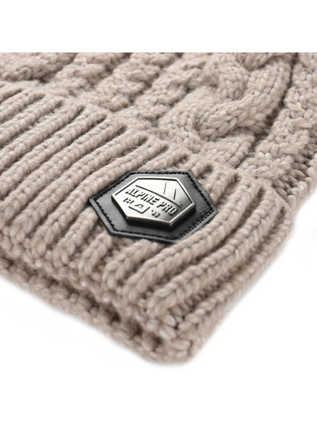 ALPINE PRO Zimska kapa s pompom ALPINE PRO ORGE moonbeam
