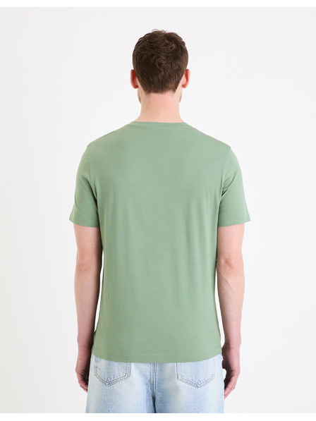 Celio Svijetlo zelena muška basic majica Celio Debasev