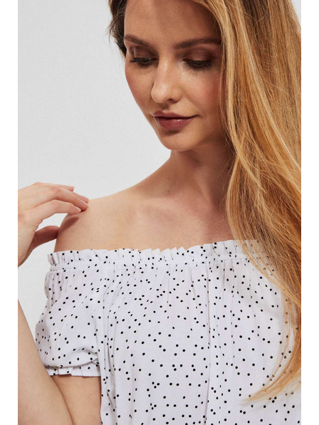 Moodo Bijela bluza u španjolskom stilu Moodo