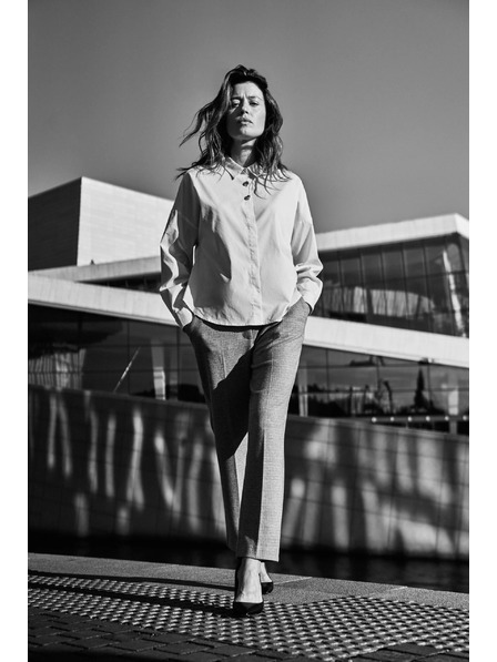 Moodo Bijela košulja s dekorativnim gumbima Moodo