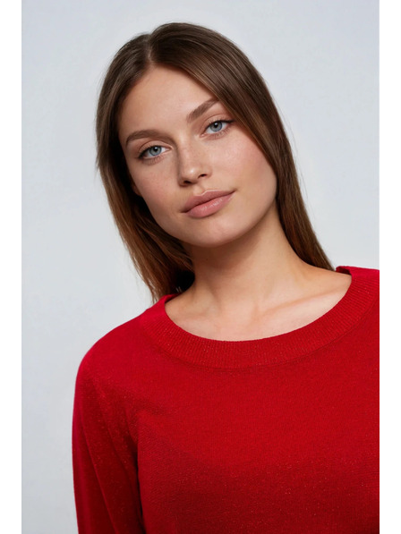 Moodo Viskozni džemper crveni Moodo