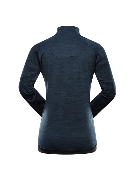 ALPINE PRO Ženska brzo sušeća majica s kapuljačom ALPINE PRO ONNECA 3 blue wing teal