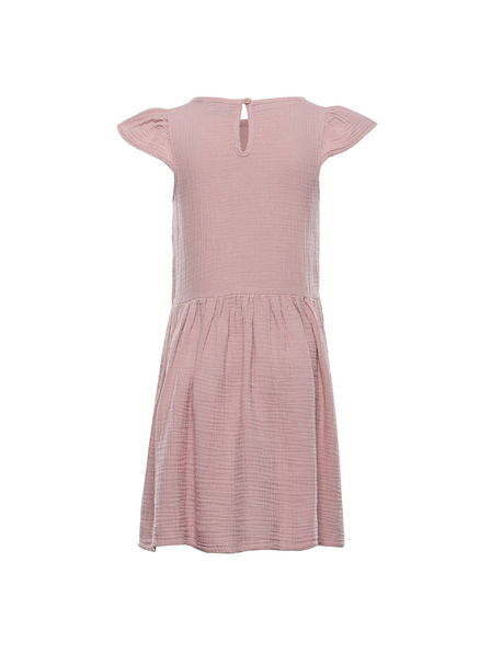 ALPINE PRO Dječje pamučne haljine ALPINE PRO ILERO pale mauve