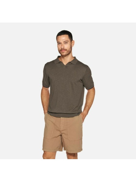Geox Khaki muško polo majica Geox Knit