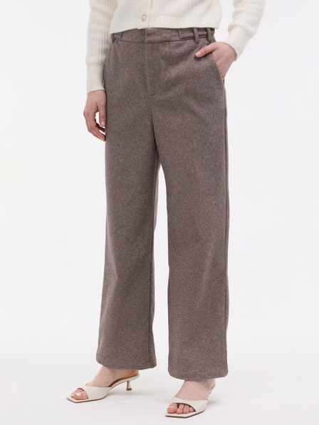 Orsay Svijetlosmeđe ženske široke hlače ORSAY