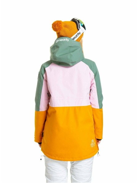 Meatfly Meatfly ženska SNB & SKI jakna Aiko Pastel Pink / Sunflower