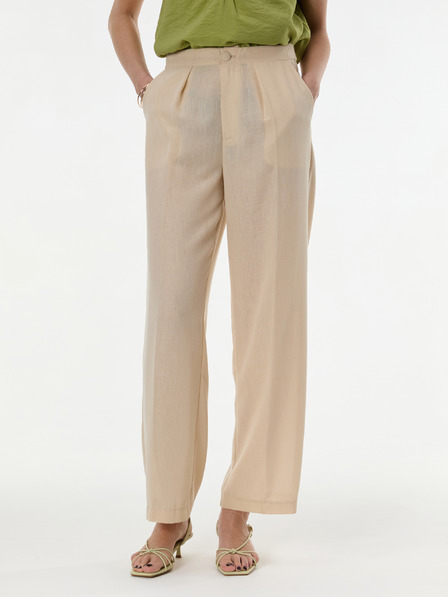 Orsay Bež ženske široke hlače ORSAY