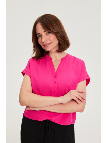 Moodo Košulja od viskoze purpurna Moodo