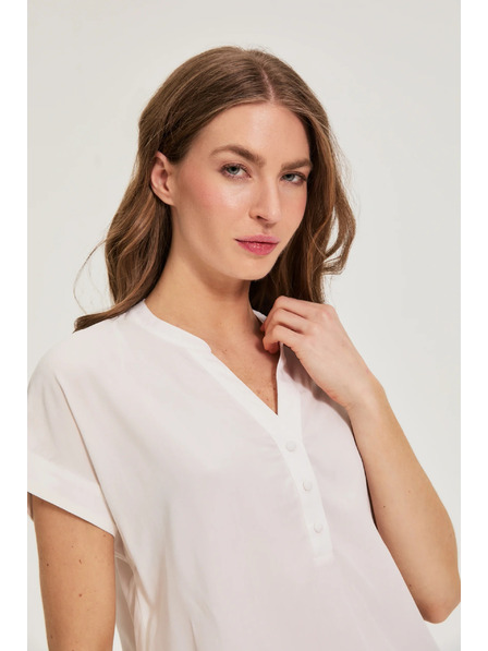 Moodo Bijela viskozna košulja Moodo