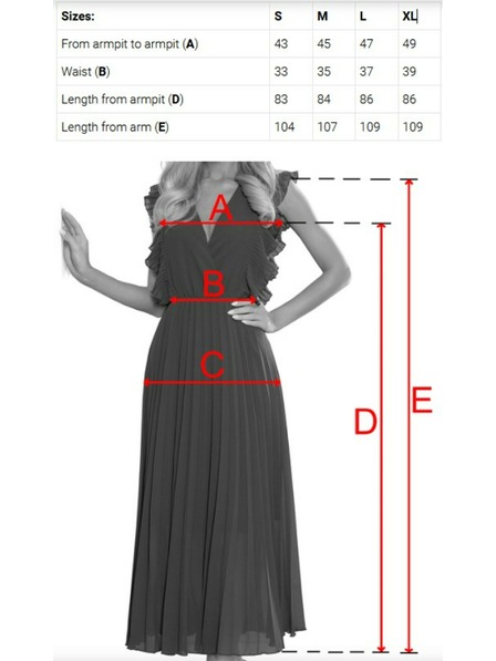 numoco LINDA Šifon prozračne haljine s čipkanim izrezom - bež