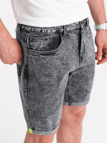 Ombre Clothing Tamnosive muške traper kratke hlače Ombre odjeća