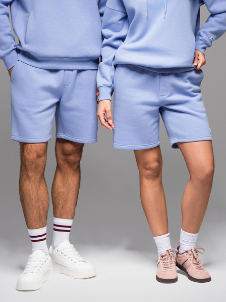 Ombre Clothing Unisex donje rublje kratke hlače s rebrastim strukom - lavanda V9 OU-SRBC-0101 Ombre Clothing