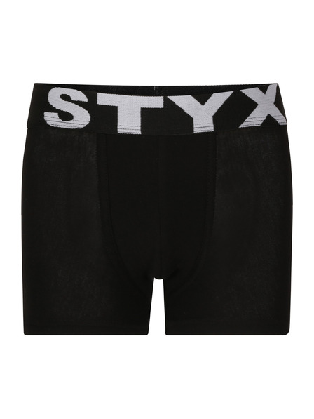 Styx Set od tri - dječji bokserski šorc Styx sportski elastičan crne