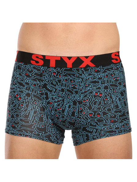 Styx Set od pet - muške bokserice Styx art sportski elastični gumeni pojas višebojne