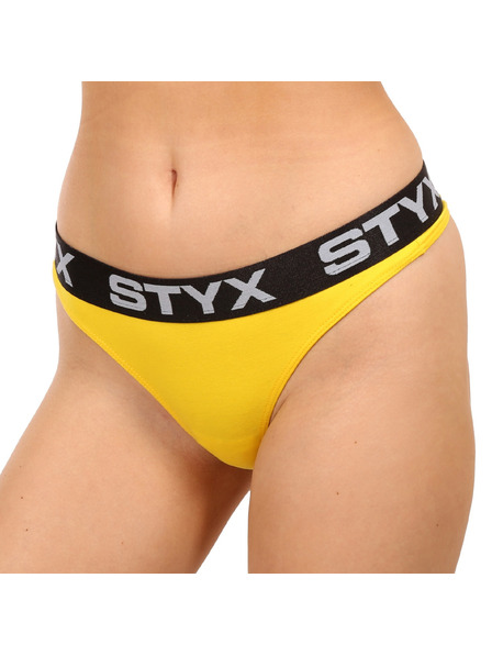 Styx Ženske tange Styx sportska guma žuta