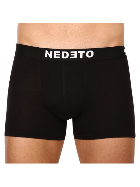 Nedeto Set od deset - (8+2 besplatno) muške bokserice Nedeto crne