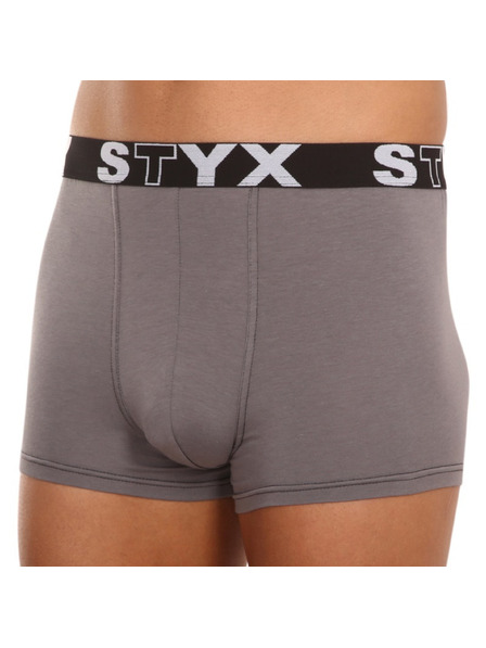 Styx Muške boksarice Styx sportska guma tamno sive